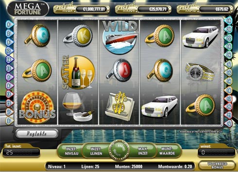 Megafortune gokkast megafortune